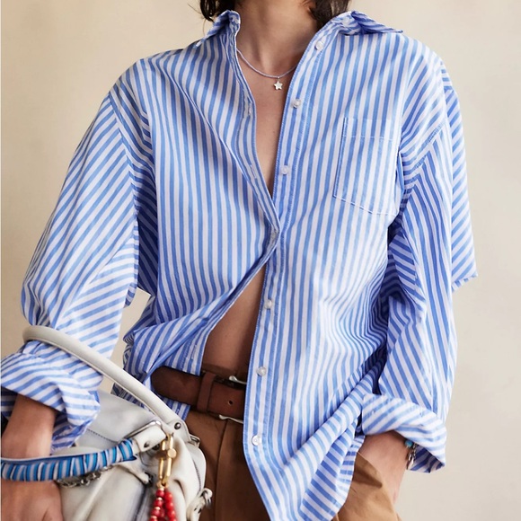 Free People
Sabine Striped Articulated Shirt - Picture 8 of 9